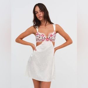 For Love & Lemons Festival Rose Slip Dress SIZE M **WORN ONCE THEN DRY CLEANED**